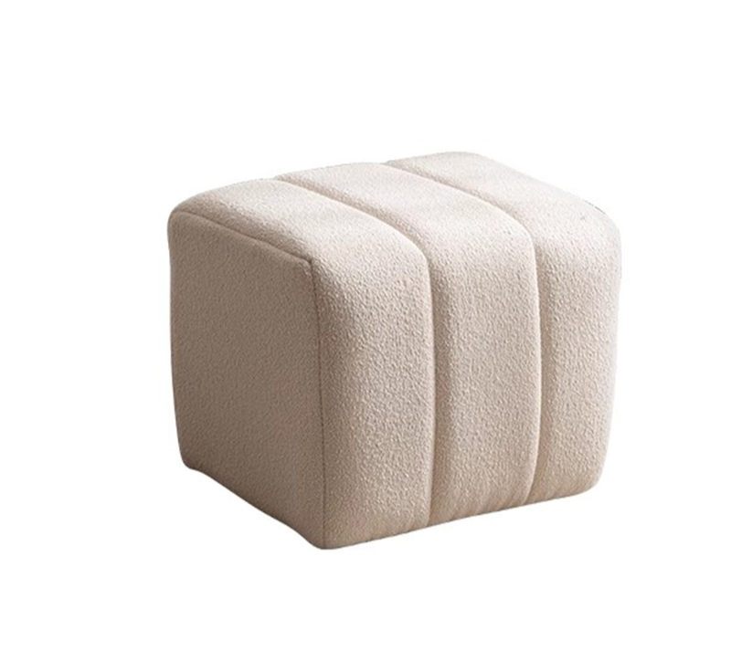 Makeup Beauty Lounge - Grey Hallway Foot Stool Puffs Bedroom