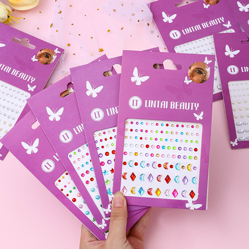 Makeup And Beauty - Hot Selling Face Gems Stickers Self