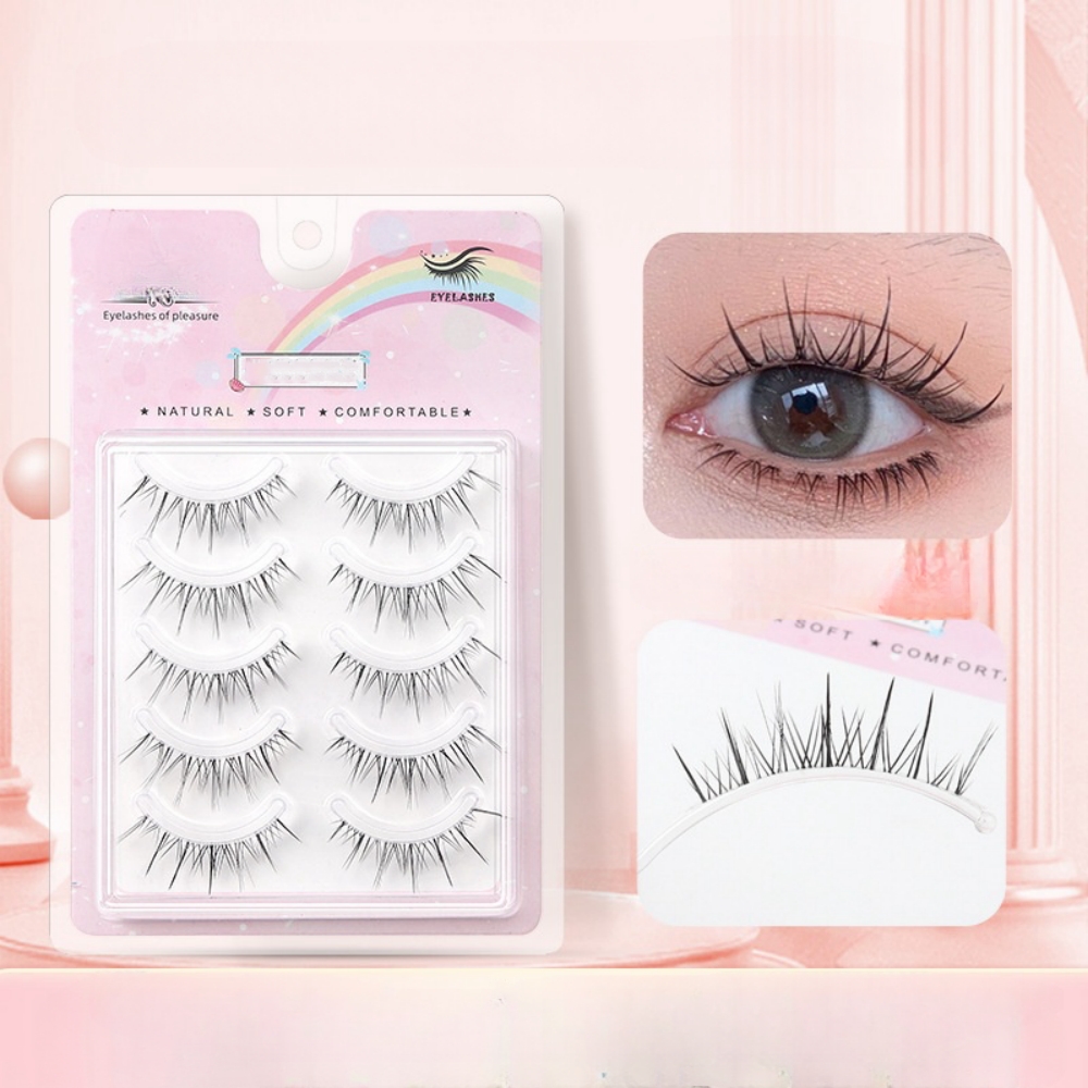 5 Pairs Transparent Stem Wavy  - đánh giá và giá Beauty Makeup Look