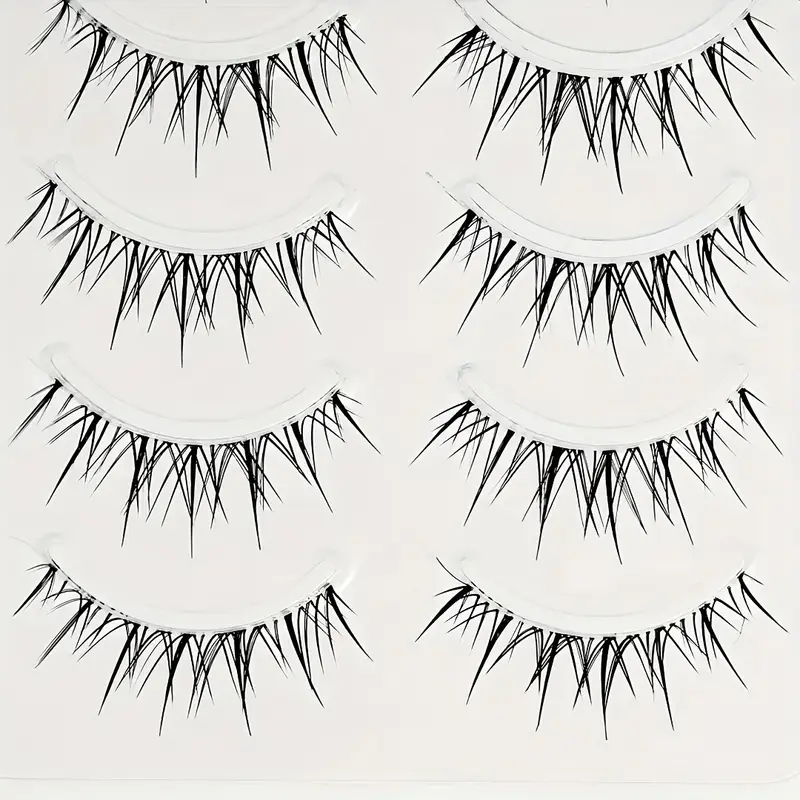 5 Pairs Transparent Stem Wavy  - đánh giá và giá Beauty Makeup Look