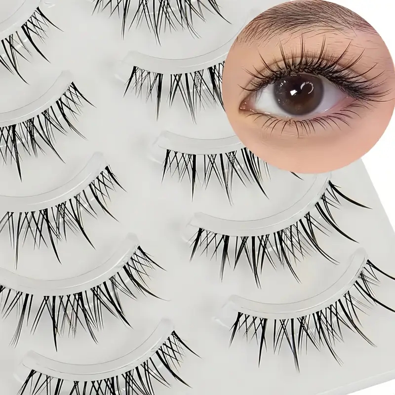 5 Pairs Transparent Stem Wavy  - đánh giá và giá Beauty Makeup Look
