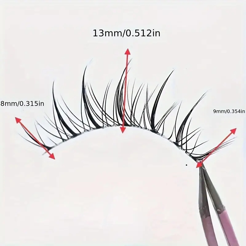 5 Pairs Transparent Stem Wavy  - đánh giá và giá Beauty Makeup Look