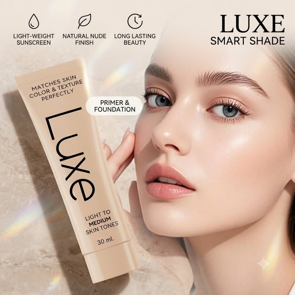 LUXE Smart Shade Adapting Liqu - đánh giá và giá Beauty Makeup Foundation
