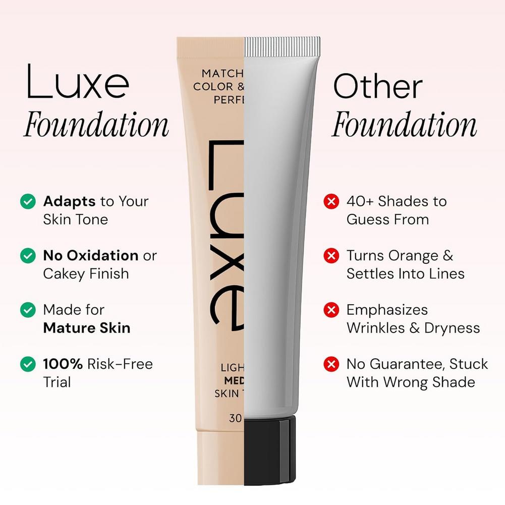 LUXE Smart Shade Adapting Liqu - đánh giá và giá Beauty Makeup Foundation