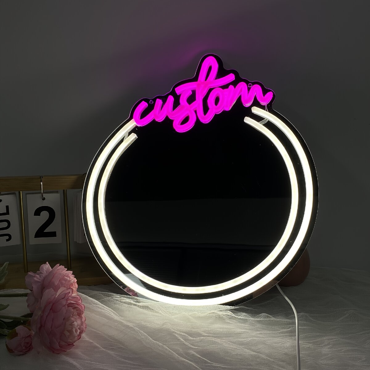 Custom Mirror Neon Signs, for  - đánh giá và giá Makeup Beauty Lounge