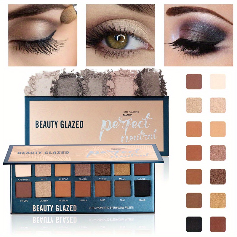 BEAUTY GLAZED 14 Colors Eyesha - đánh giá và giá Beauty Huda Makeup