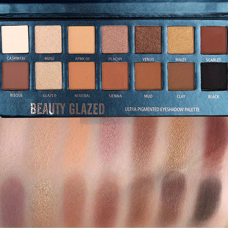 BEAUTY GLAZED 14 Colors Eyesha - đánh giá và giá Beauty Huda Makeup