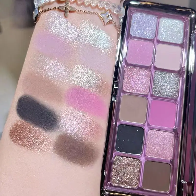 12 Color Eye Shadow Plate Matt - đánh giá và giá Beauty Huda Makeup