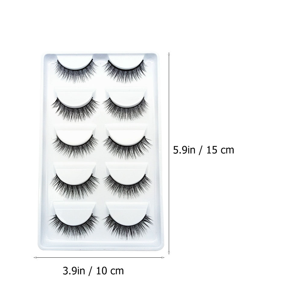 10Pairs Natural False Eyelashe - đánh giá và giá Beauty Makeup Look