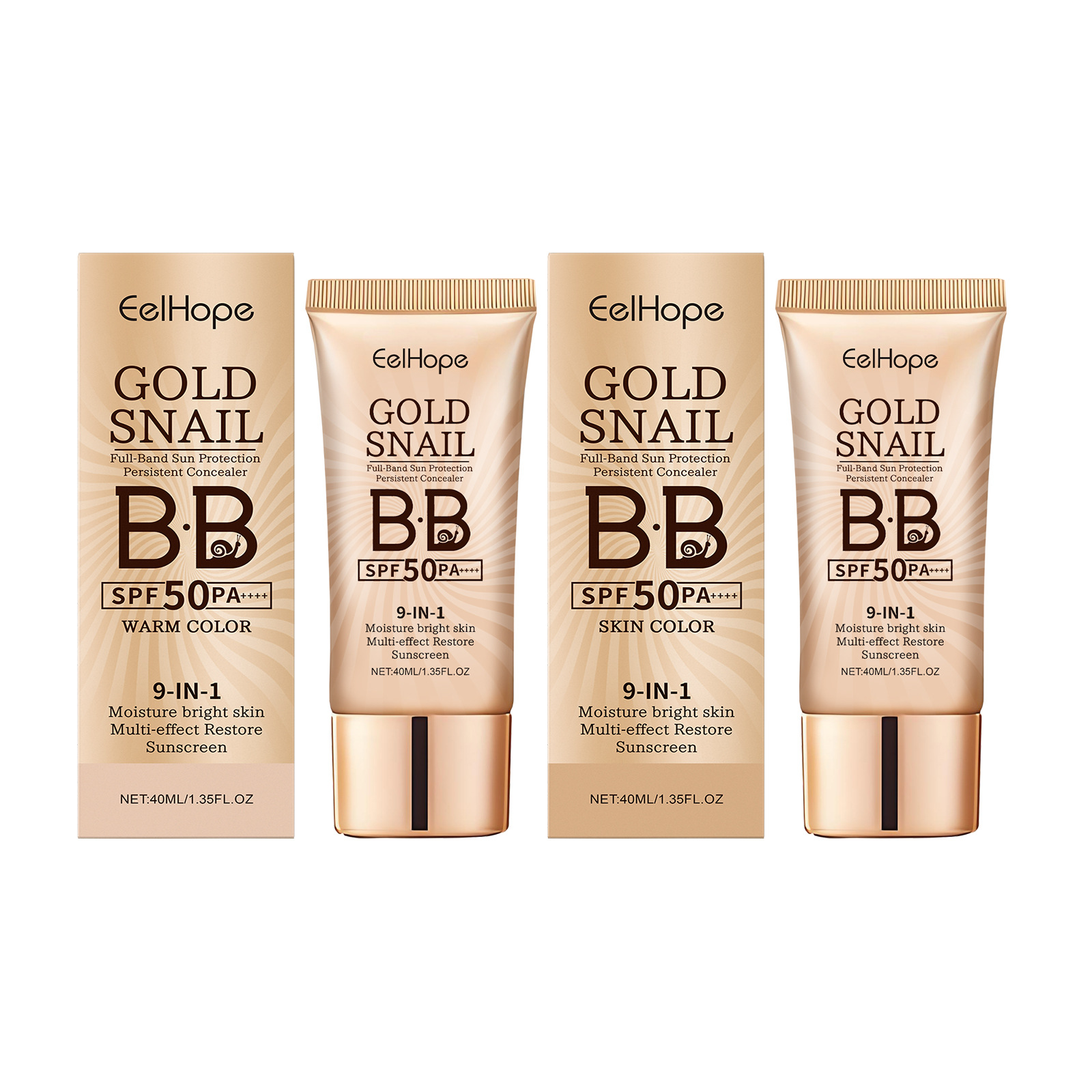 Gold Snail Sunscreen BB Cream  - đánh giá và giá Beauty Makeup Foundation