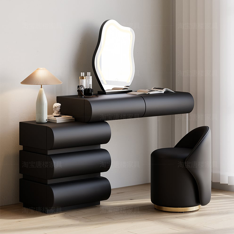Modern Wood Vanity Table Vinta - đánh giá và giá Makeup Beauty Lounge