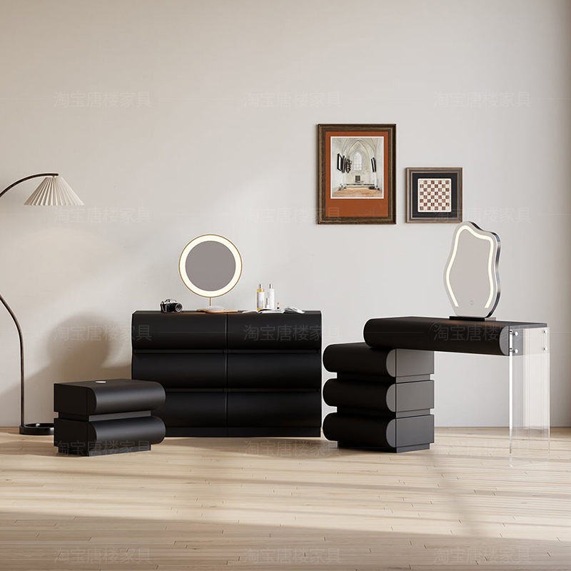 Modern Wood Vanity Table Vinta - đánh giá và giá Makeup Beauty Lounge
