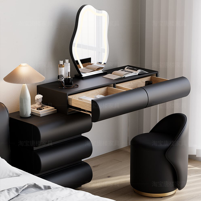 Modern Wood Vanity Table Vinta - đánh giá và giá Makeup Beauty Lounge