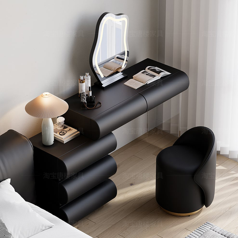 Modern Wood Vanity Table Vinta - đánh giá và giá Makeup Beauty Lounge