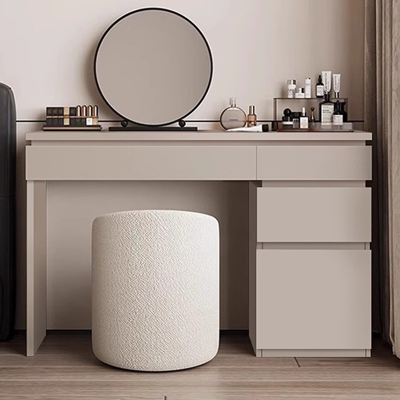 Wood Shelf Vanity Table Modern - đánh giá và giá Makeup Beauty Lounge