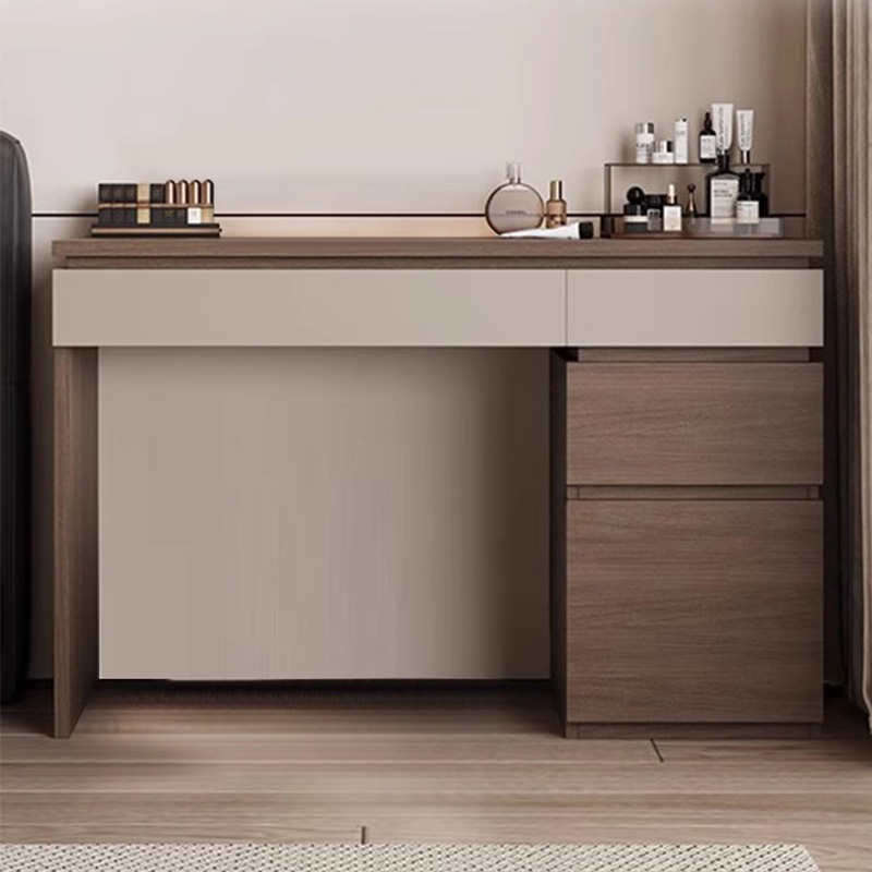 Wood Shelf Vanity Table Modern - đánh giá và giá Makeup Beauty Lounge