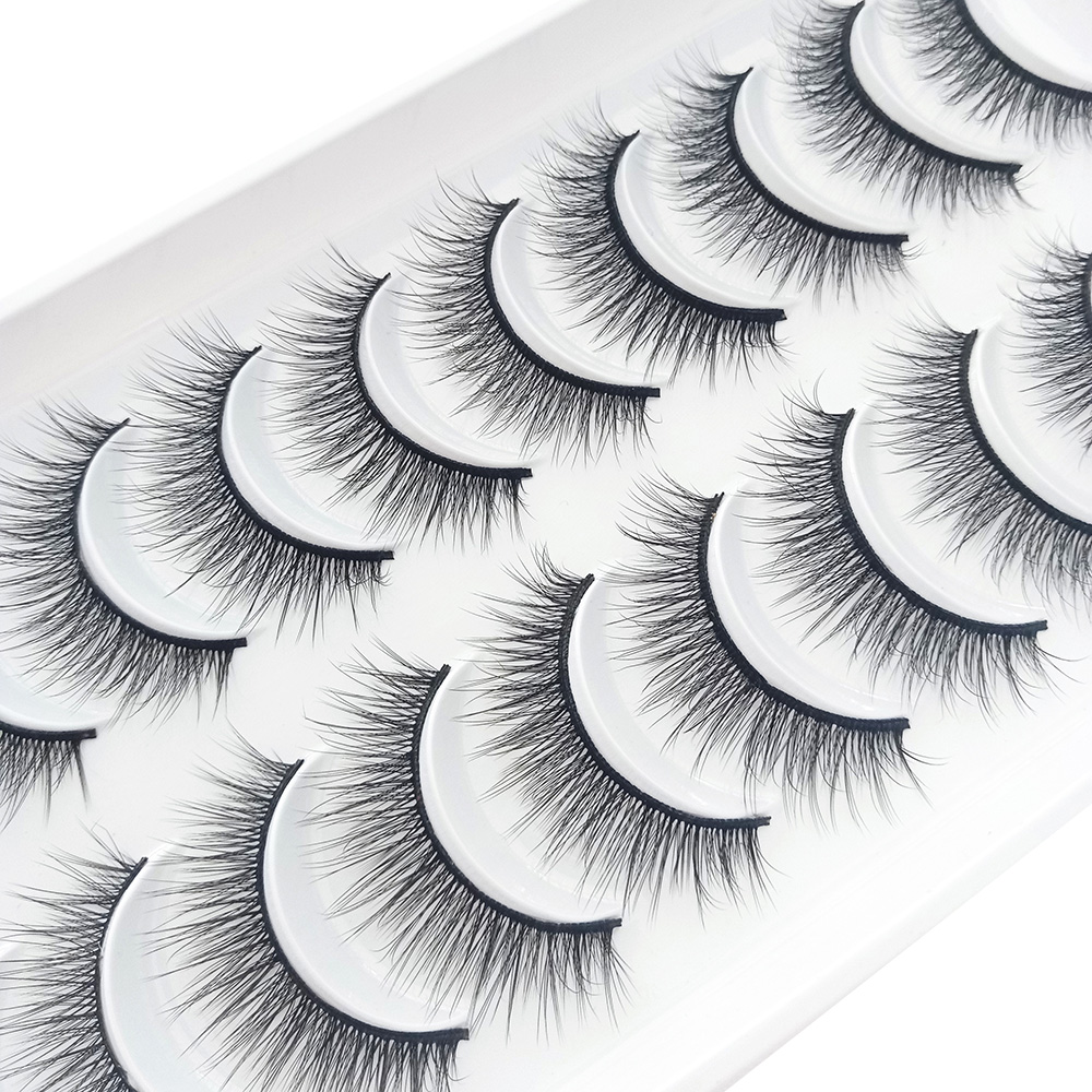 10 Pairs 3D Fluffy False Eyela - đánh giá và giá Beauty Makeup Design