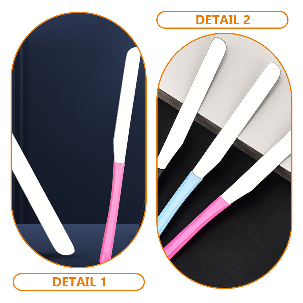Stainless Steel Makeup Spatula - đánh giá và giá Beauty Makeup Foundation