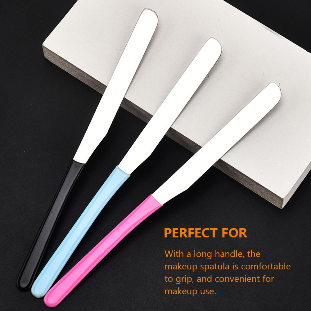 Stainless Steel Makeup Spatula - đánh giá và giá Beauty Makeup Foundation