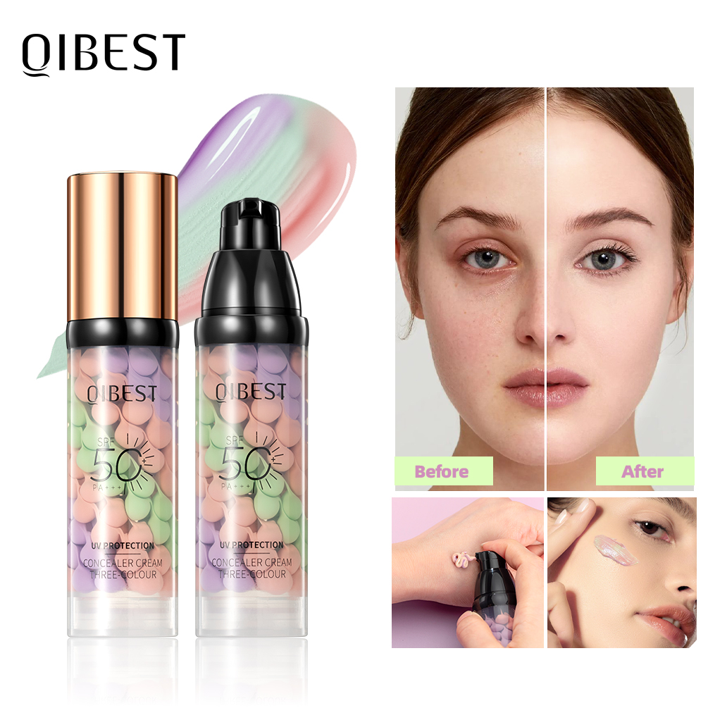 QIBEST Face Makeup Primer Tri- - đánh giá và giá Beauty Makeup Foundation