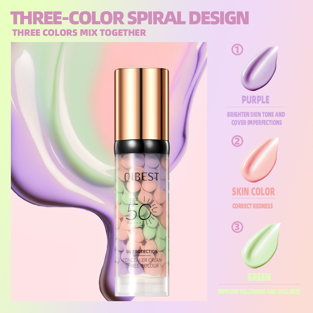 QIBEST Face Makeup Primer Tri- - đánh giá và giá Beauty Makeup Foundation