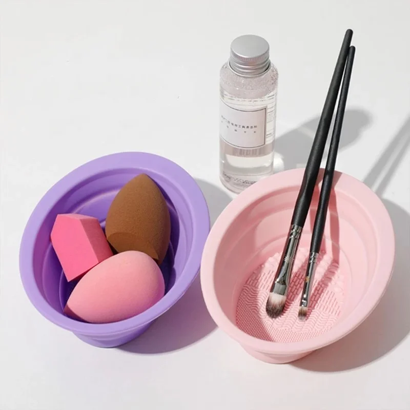 Foldable Silicone Makeup Brush - đánh giá và giá Beauty Makeup Foundation