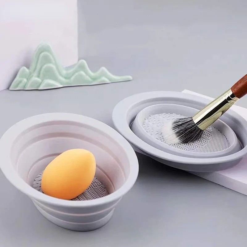 Foldable Silicone Makeup Brush - đánh giá và giá Beauty Makeup Foundation