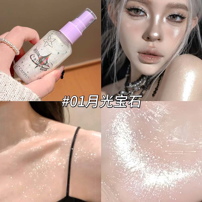 Body Glitter Spray Diamond Fin - đánh giá và giá Beauty Makeup Look