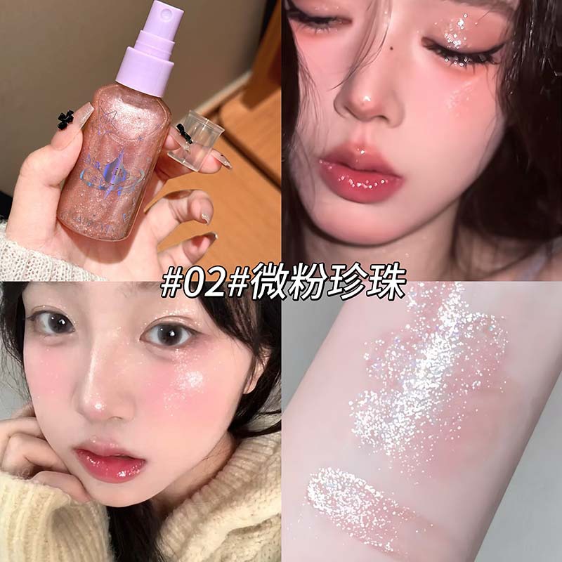 Body Glitter Spray Diamond Fin - đánh giá và giá Beauty Makeup Look