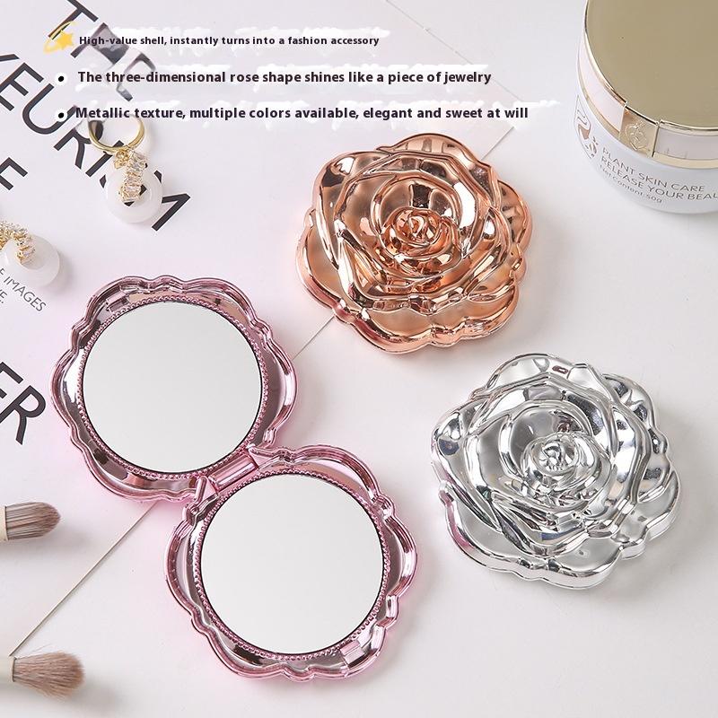 1PCS Portable Mini Mirror Retr - đánh giá và giá Beauty Rose Makeup