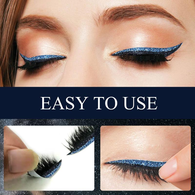 False Eyelashes and Eyeliner S - đánh giá và giá Beauty Makeup Look
