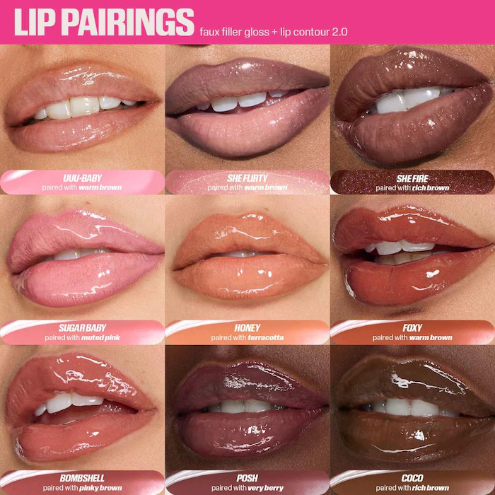 Brand Bueaty Fashion Lip Conto - đánh giá và giá Beauty Huda Makeup