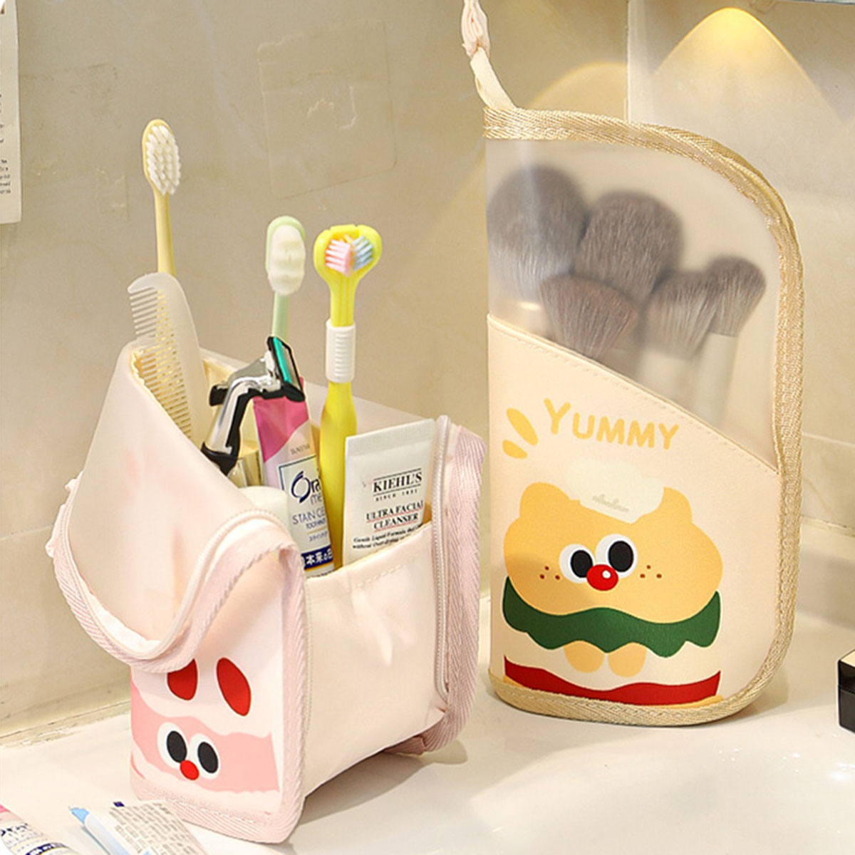 1Pcs Cosmetic Bag Travel Stand - đánh giá và giá Makeup And Beauty