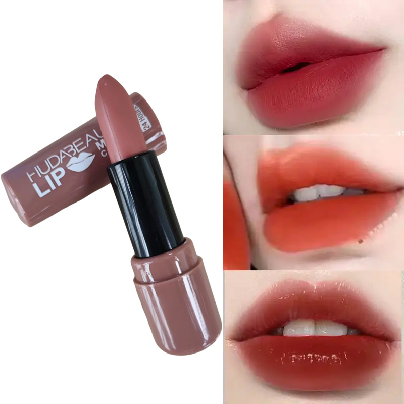 6 colors Lipstick Matte 3.8g H - đánh giá và giá Beauty Huda Makeup