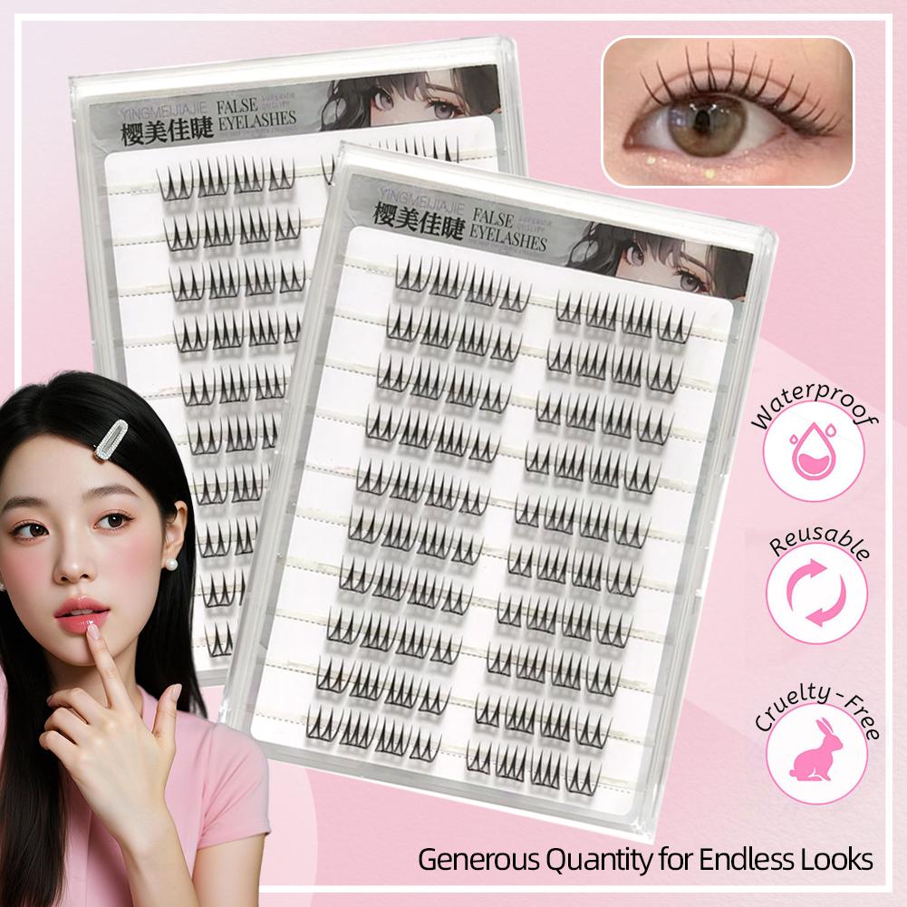 DIY Self Adhesive False Eyelas - đánh giá và giá Beauty Makeup Look