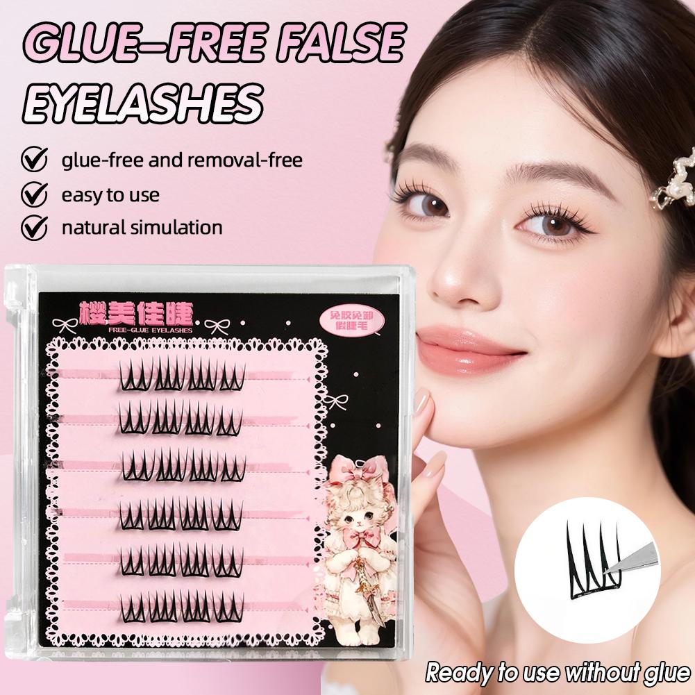 DIY Self Adhesive False Eyelas - đánh giá và giá Beauty Makeup Look