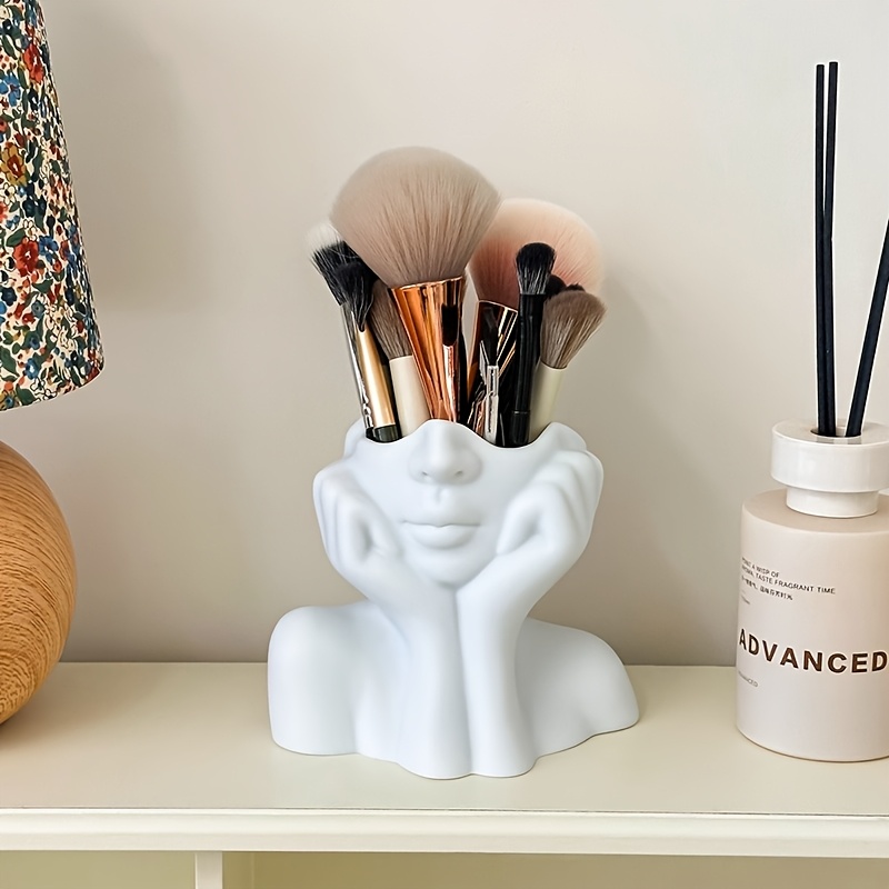 Face Shape Makeup Brush Holder - đánh giá và giá Beauty Makeup Design