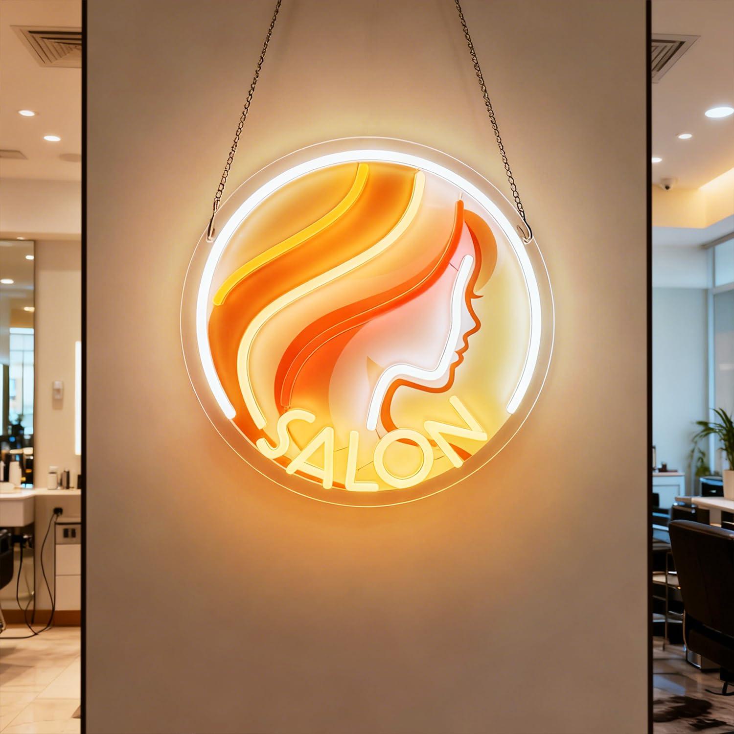 Lady Profile Salon Neon Sign U - đánh giá và giá Makeup Beauty Lounge