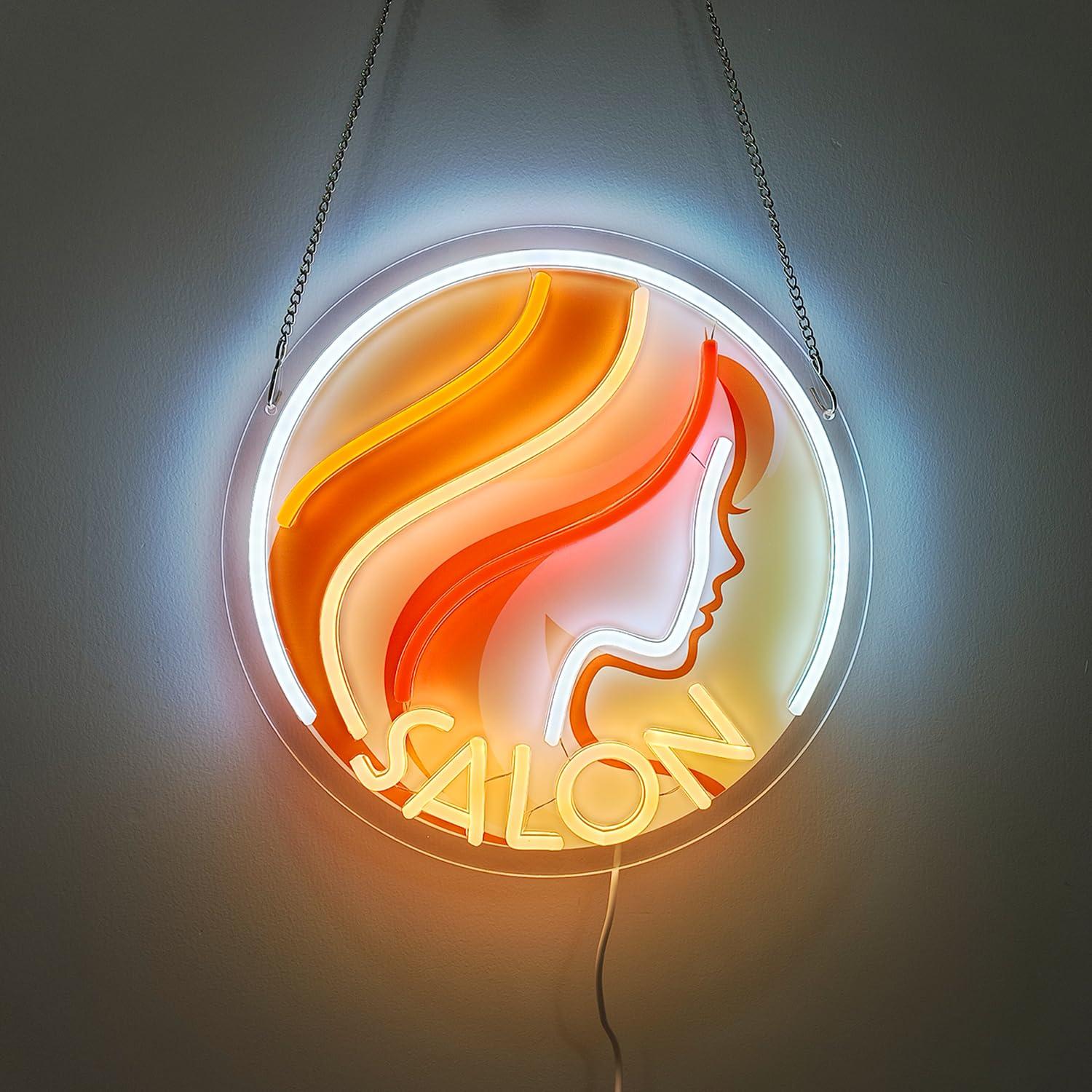 Lady Profile Salon Neon Sign U - đánh giá và giá Makeup Beauty Lounge