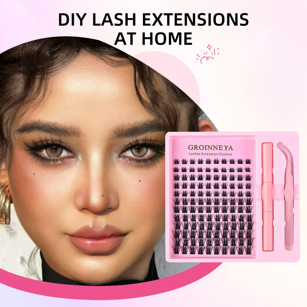 DIY Grafting False Eyelashes E - đánh giá và giá Beauty Makeup Look